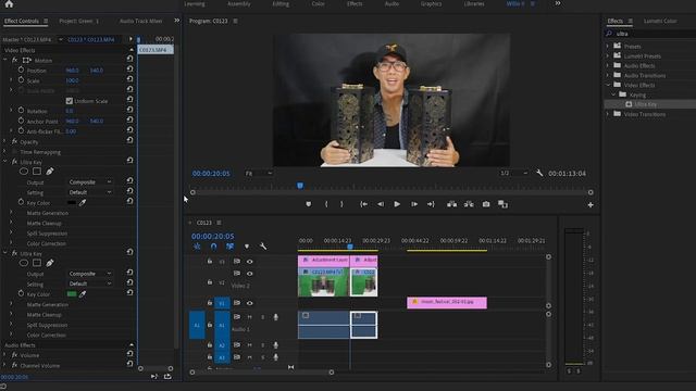 How to change Green Screen Background Overlay | Quick Adobe Premiere Pro 2019 Tutorial