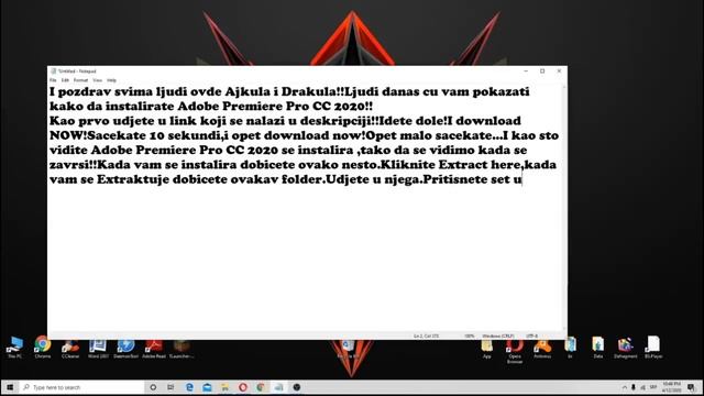 KAKO INSTALIRATI ADOBE PREMIERE PRO 2019? *tutorial*