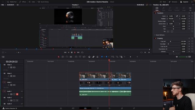 Jak jednoduše kopírovat vlastnosti klipu - DaVinci Resolve tipy