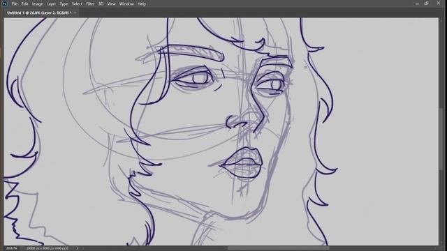 Рисую девушку | thirteen_art