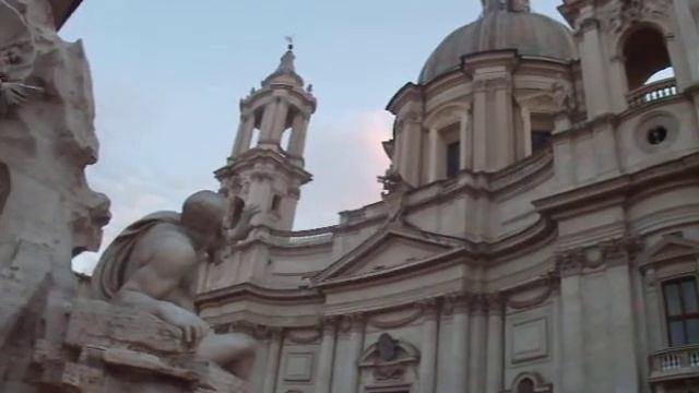 Rome Piazza Navona Bernini's Fontana dei Quattro Fiumi