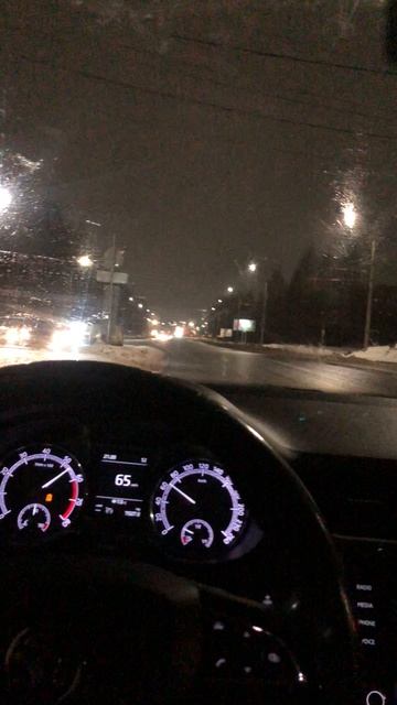 skoda octavia, разгон 0-100, зимняя резина