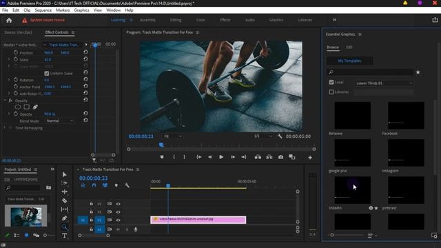 Free Premium Social Media Lower Thirds For Adobe Premiere Pro