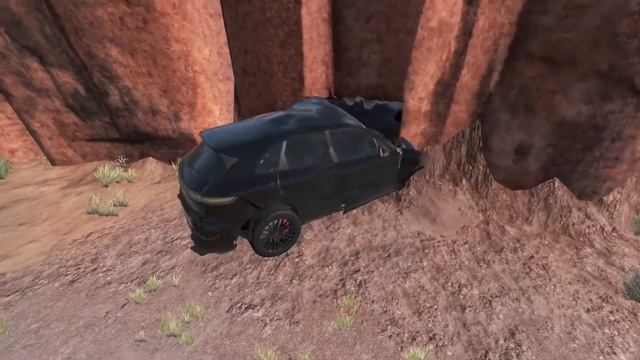 Автомобілі проти стіни. Краш-тест у Canyon - BeamNG DRIVE | Козак Ігроман