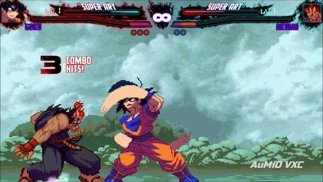 Goku Vs Akuma - Ultra Epic Hyper Battle Z2 - Dragon Ball Z X Street Fighter