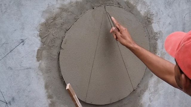 Wall flowers design  plaster