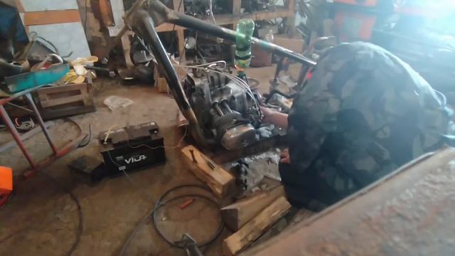 Кастом Чоппер из Урала. Подснежник, блин...