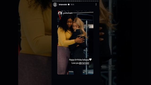 Briar Nolet's 24th Birthday Messages that she reposted on her Instagram Stories