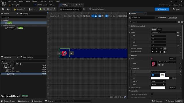 187 Leaderboard Widget Blueprints