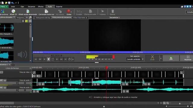 VideoPad, editor de video gratis de NCH Software   Proyecto radio completo 3 vpj 2021 08 30 00 18 2