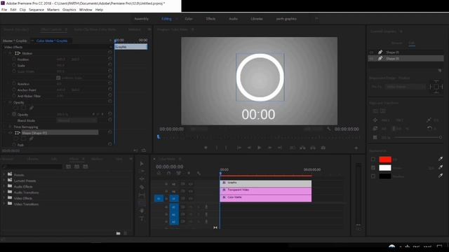 Animated Timer Countdown in Premiere pro