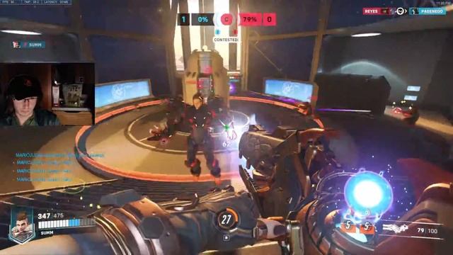 OVERWATCH 2 TANK GAMEPLAY AGAINST LA GLADS ANS