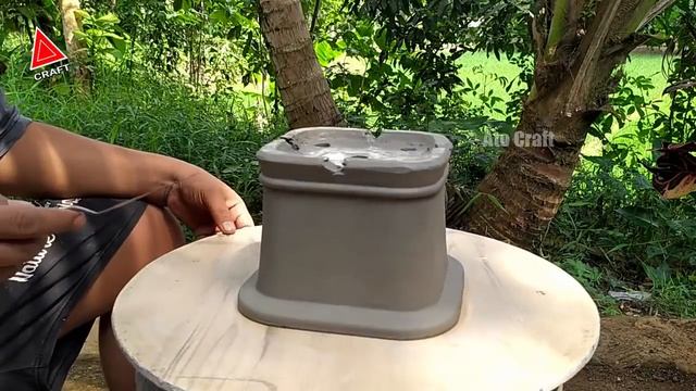 How To Make A Flower Pot From Cement