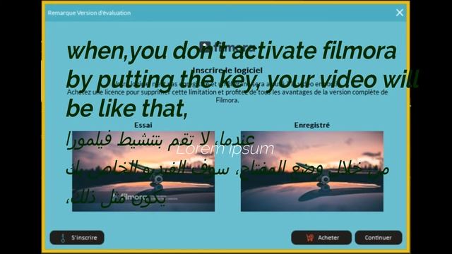 giveaway!!key filmora  --- Wondershare Filmor8.2.3 تفعيل  2018