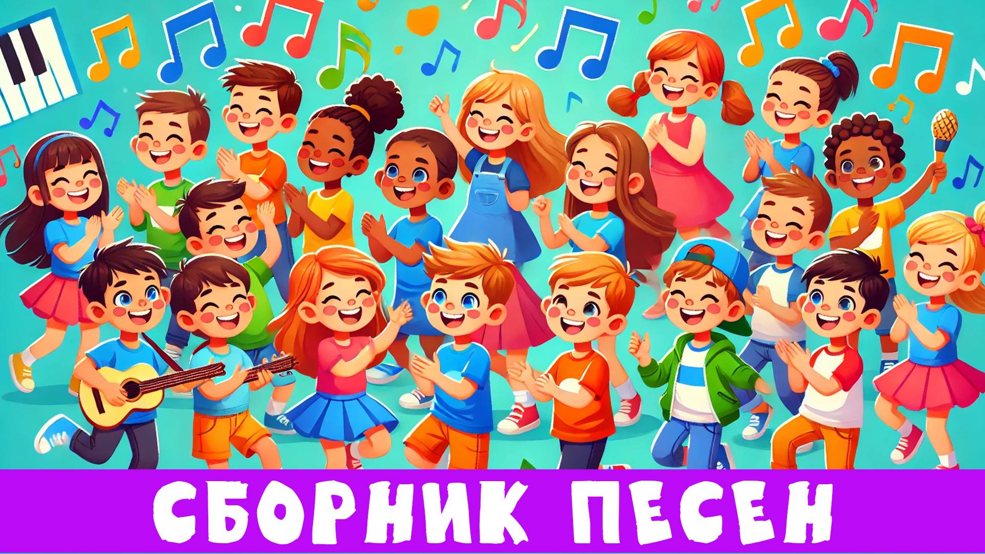 ЛУЧШИЕ ВЕСЁЛЫЕ ПЕСНИ ДЛЯ МАЛЫШЕЙ 🎵 Сборник хитов детского сада!
