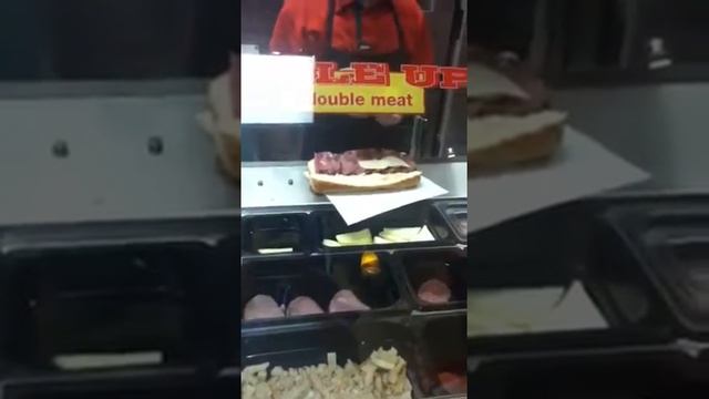 Subway - roast beef sandwich