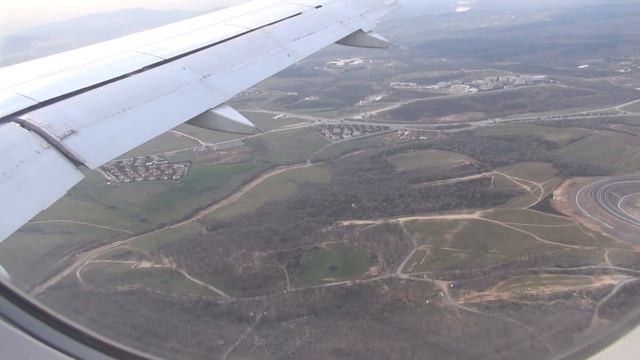 Arrival at Istanbul Sabiha Gokcen International Airport with Pegasus Airbus A320 200 airplane