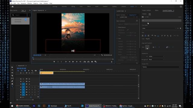 How To Add Subtitles To A Video Premiere Pro | 2023