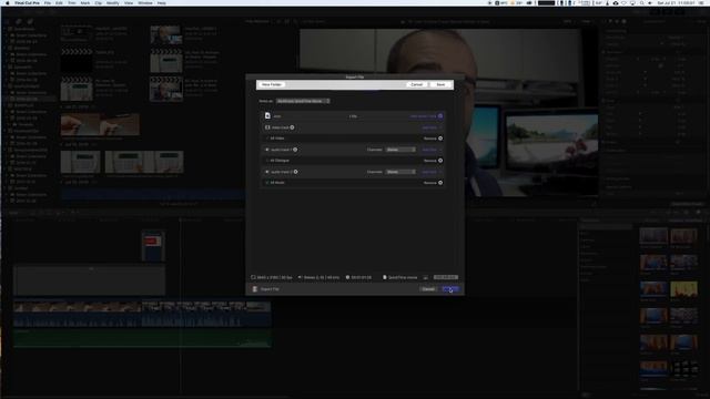 How to export movie from FCPX and with multiple audio track