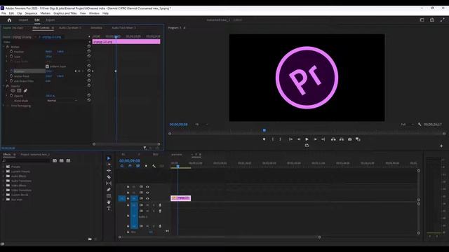 How to do a Rotate Image Animation Premiere Pro 2023