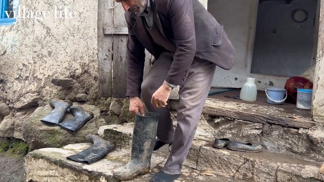 village life | different and delicious cooking recipe  stuffed chicken in village wood-fired tandoo