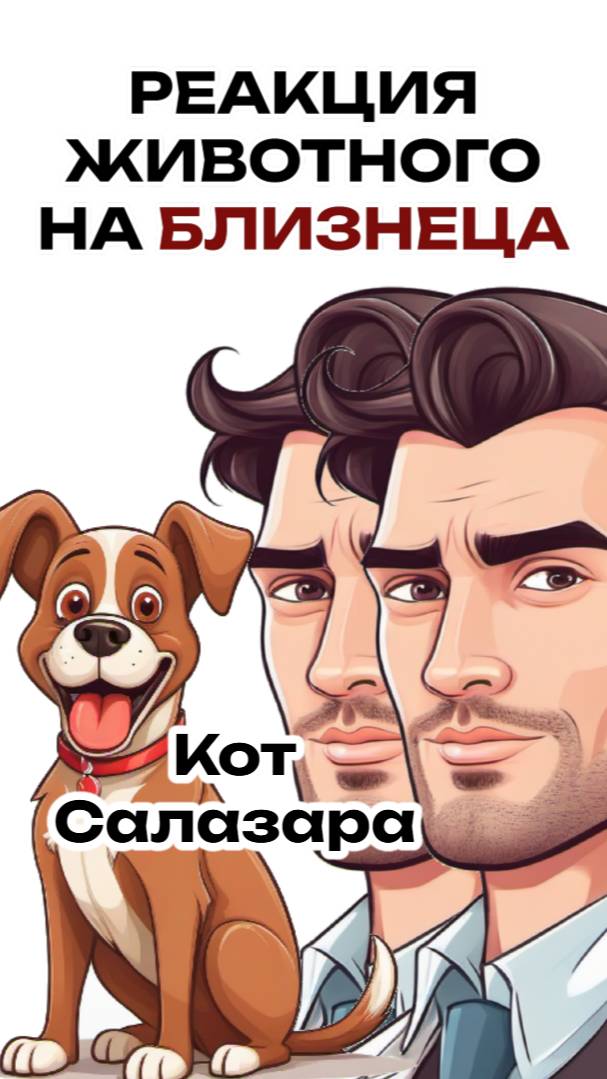РЕАКЦИЯ ЖИВОТНОГО НА БЛИЗНЕЦА #юмор #история #факты
