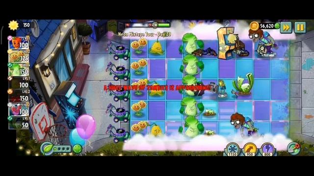 Plants vs Zombies || Normal || Neon Mixtape Tour Day 28