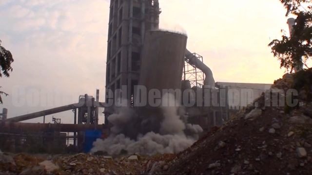 J.K. Cement Plant CF Silo - Controlled Demolition, Inc.