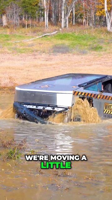 Cybertruck vs Mud: Electrocution Escape!