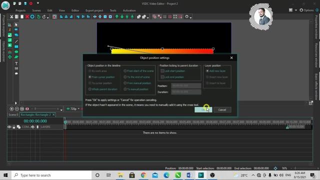 Gradient Text Effect Tutorial In VSDC Free Video Editor In Hindi/Urdu