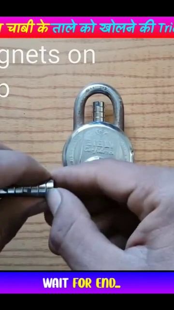 trick to open lock without a key. #shorts