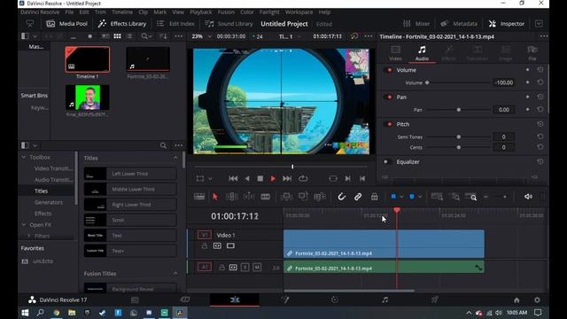 How to use Chroma Key in DaVinci Resolve 17