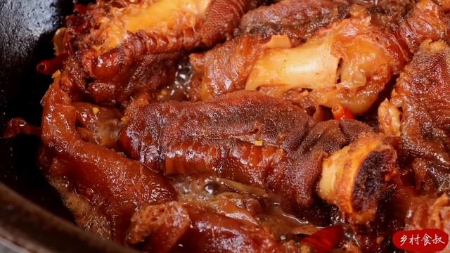 Giant Ostrich Claws Special Recipe! Braised with Tendon, Best Stew Ever! | Uncle Rural Gourmet
