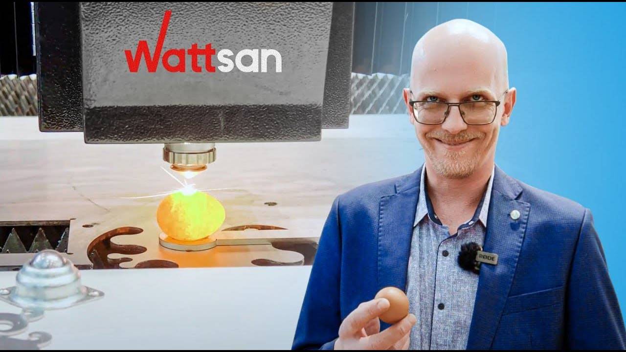 ПОСТАВИЛ яйцо на ТОЧНОСТЬ лазерного станка по МЕТАЛЛУ | Wattsan 1313