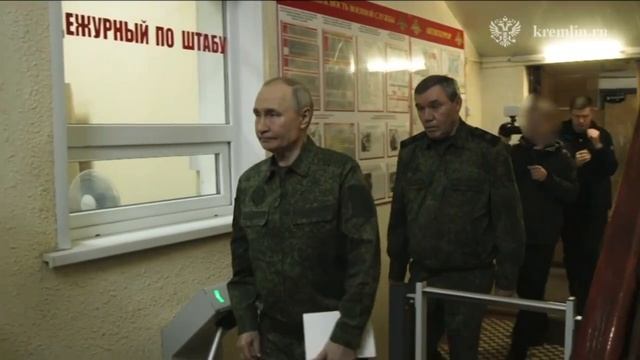 🇷🇺🪖Прибытие Путина на совещание с Герасимовым на одном из пунктов управления курской группировкой🇷🇺🪖