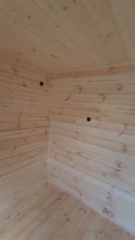 дачный каркссный дом 6х6м.