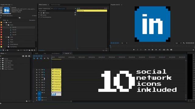 8 bit Logo Premiere Pro Templates