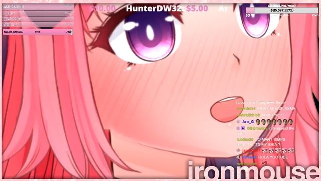 Ironmouse teeth ASMR (Stream Highlights)