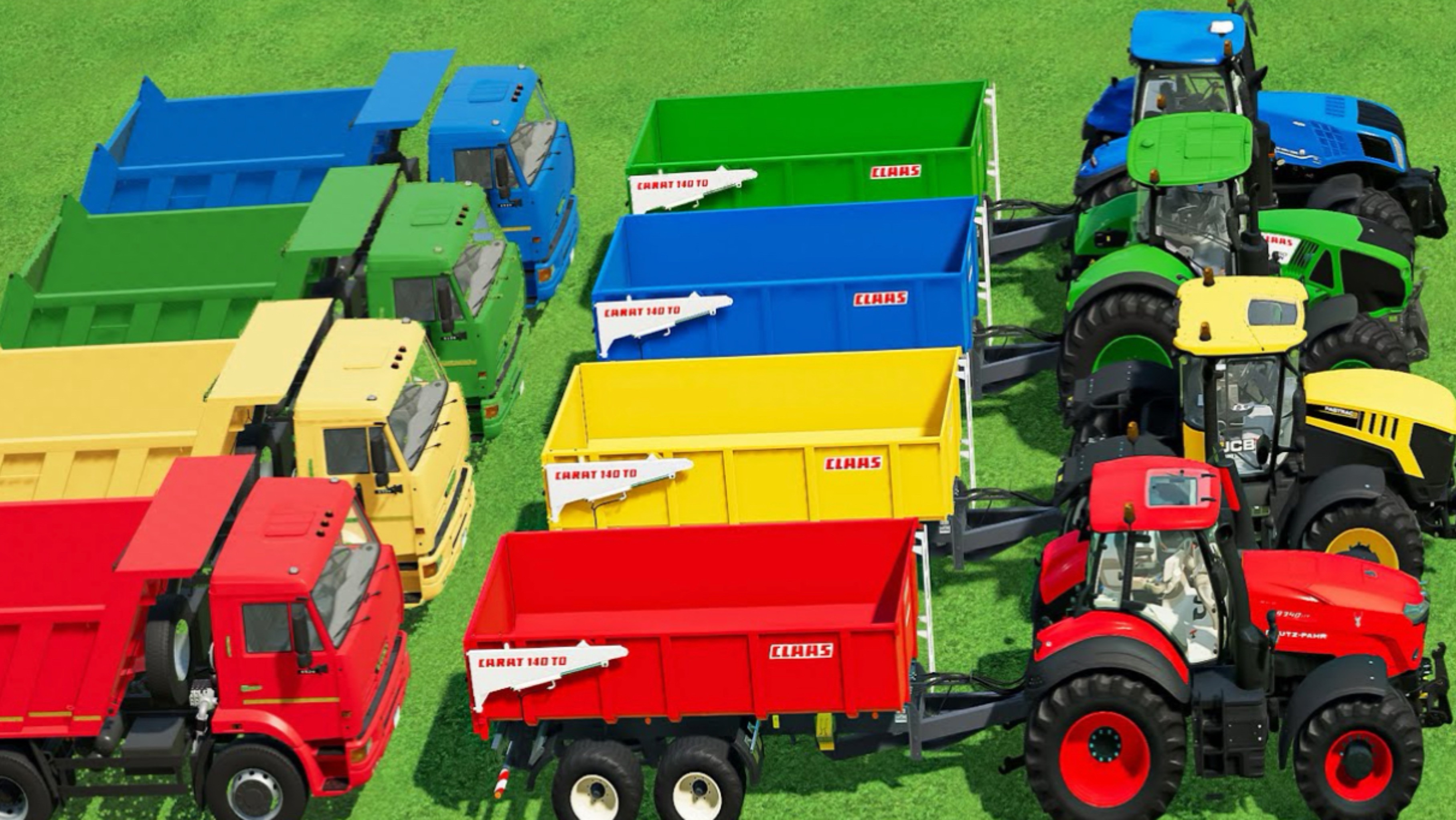 ЦВЕТНЫЕ Машинки| Тракторы|Грузовики|Мотоциклы|Яркие ЦВЕТА |Разноцветные ПРЕДМЕТЫ |видео для ДЕТЕЙ