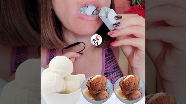 Dessert/ASMR/Mukbang/Crunch Sound @chalkoly