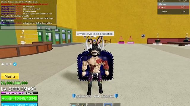 Free [🔥🔵UPDATE] Blox Fruits Private Server (WORKING) Link in the Description