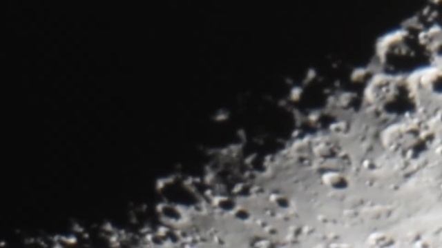 First quarter moon of December 2020 - DaVinci Resolve