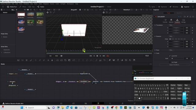 DaVinci Resolve 18.6 Another 3D Transition tutorial. Twelve FREE PRESETS again.