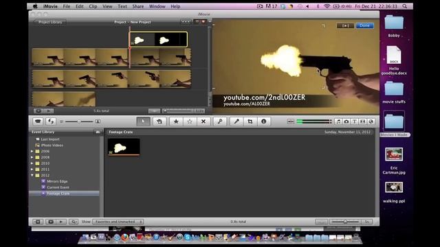 Use Footage Crate in iMovie11 / iMovie09 Tutorial