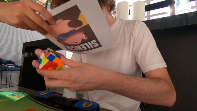 3x3 Blindfolded SUB16 single! New South American record with Tianma X3!
