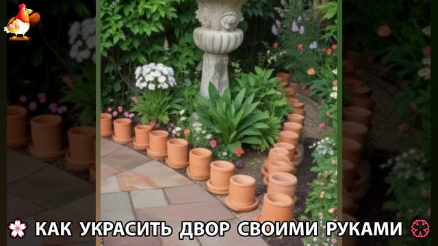 Как украсить двор дома фото идеи (213) 🏡 для дачи и сада своими руками 🌷🪻🌺💮