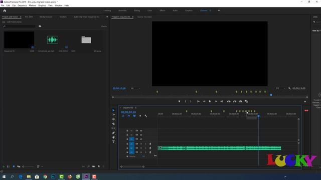 Add Marker | Đánh dấu điểm nhấn và tự động khớp nhạc với video trong  premiere pro cc 2019 | LUCKY