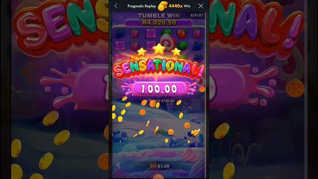 sweet bonaza big win 6 lolly's R100 bonus buy