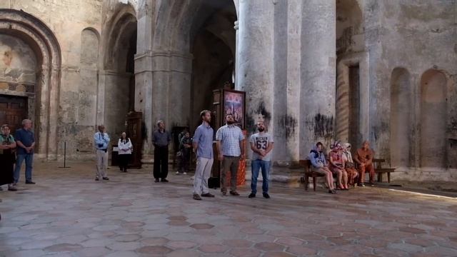 Tsmidao ghmerto (Trisagion hymn) in Alaverdi Cathedral