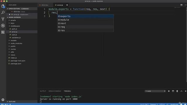 Полное руководство Node.JS Урок 75. Обработка 404 ошибки